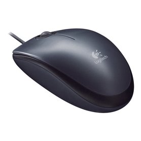 Logitech M90 Mouse optical wired USB black