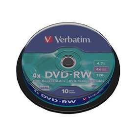 Verbatim DataLifePlus - DVD-RW x 10 - 4.7 GB - storage media