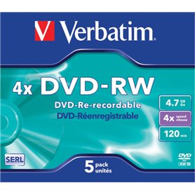 Verbatim DataLifePlus - DVD-RW x 5 - 4.7 GB - storage media